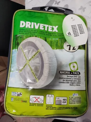 Cadenas textiles DRIVETEX talla 72