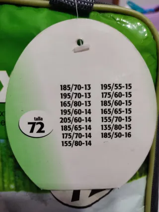 Cadenas textiles DRIVETEX talla 72