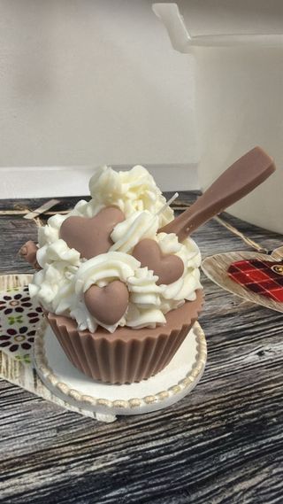 Candela decorativa cupcake