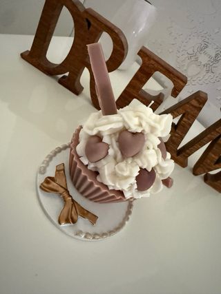 Candela decorativa cupcake