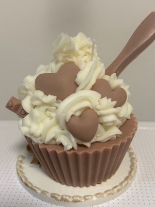 Candela decorativa cupcake
