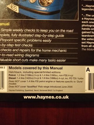 Haynes - Volkswagen Polo