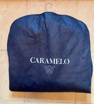 Traje negro 3 piezas Florentino con levita