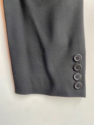 Traje negro 3 piezas Florentino con levita