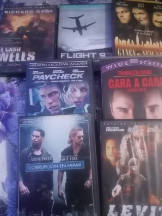 Lote de Películas DVD Acción y Thriller
