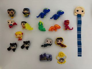 Figuras Kinder DC, Harry Potter y Dinosaurios