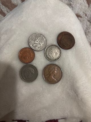 Lote de monedas antiguas