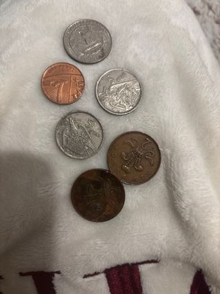 Lote de monedas antiguas