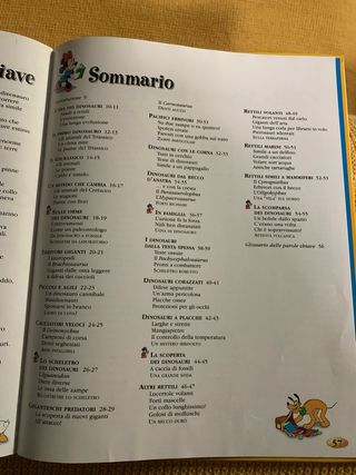 Libro e album operativo sui dinosauri