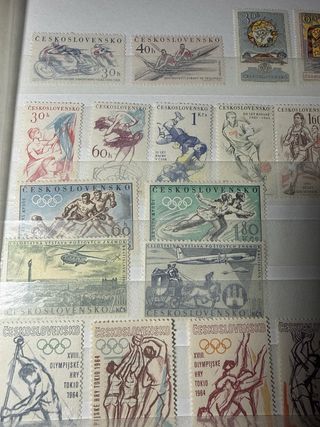 Sellos Checoslovaquia Colección Juegos Olímpicos