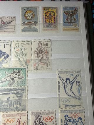 Sellos Checoslovaquia Colección Juegos Olímpicos