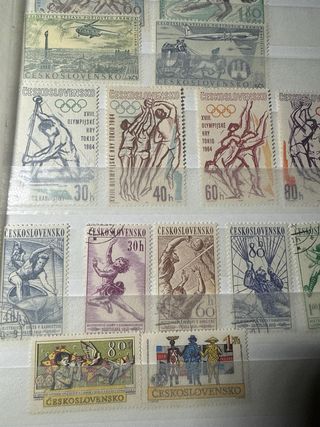 Sellos Checoslovaquia Colección Juegos Olímpicos