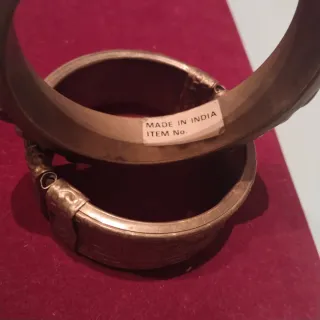 Pulseras Indias Doradas, Plateadas y cobrizas