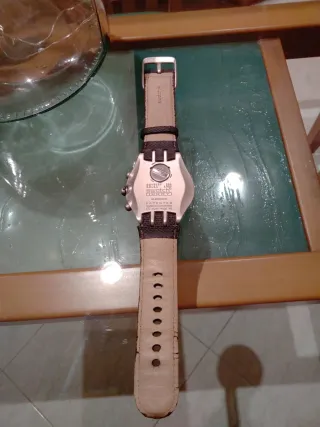 Swatch Scuba Irony Chrono Black Russian Ybs 4000