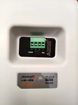 Altavoces Audibax PR-42T Blancos Instalación 100V