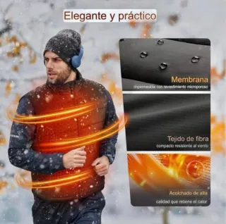Chaleco Calefactable con Batería para Pablo. NUEVO