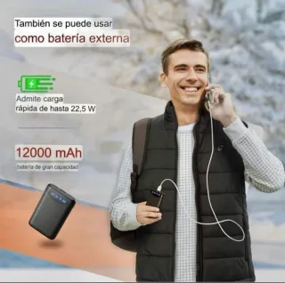 Chaleco Calefactable con Batería para Pablo. NUEVO