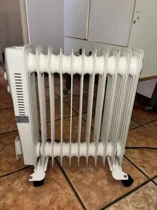 Calefactor Radiador Aceite Blanco