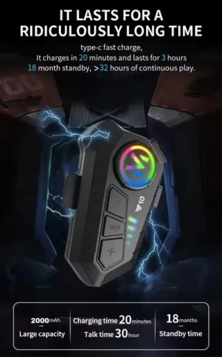 Auriculares Moto IPX6 Bluetooth 1000mAh