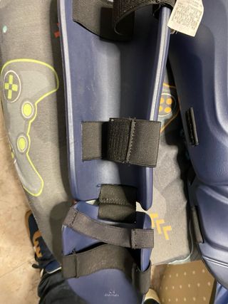 Espinilleras Muay Thai Azul Marino