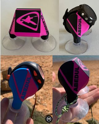 Soporte Reloj Piragüismo Personalizado (dos patas)