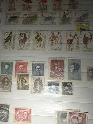 Sellos Checoslovaquia Flora y Fauna