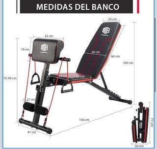 Banco de pesas ajustable