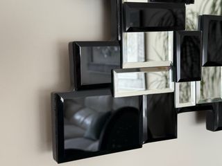 Espejo Diseño Negro y Plata Piezas Limitadas