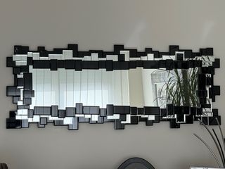 Espejo Diseño Negro y Plata Piezas Limitadas