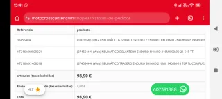 Gas Gas EC 250 motor recién hecho con facturas