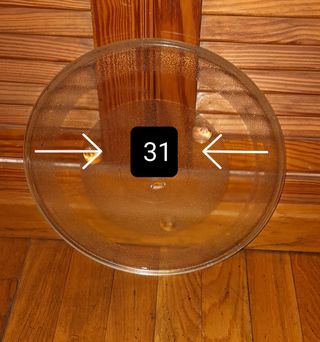 Plato giratorio para microondas 31 cm