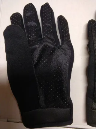 Guantes de moto negros talla XL