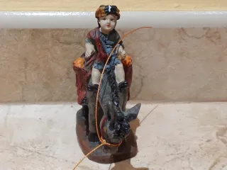 Figura Belén Niño en Burro