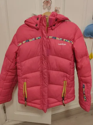 Chaqueta, pantalones de Nieve Rosas con Peto