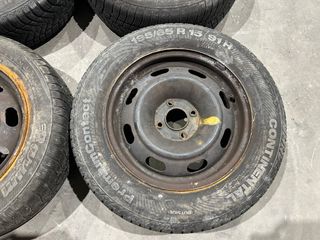 Juego ruedas chapa PSA 4x108 15”