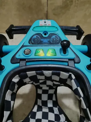 Correpasillos F1 Azul Costway