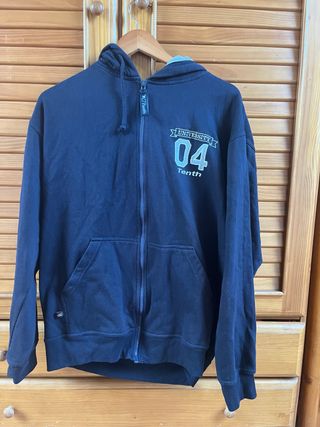 Sudadera Tenth Azul con Cremallera