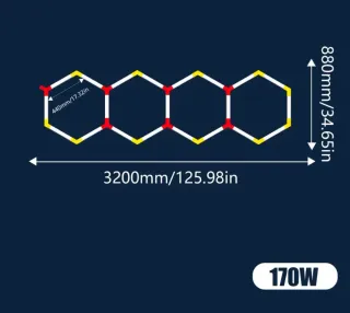 Iluminación LED Hexagonal Modular