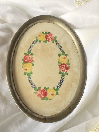 BANDEJA CERÁMICA ANTIGUA ALEMANA DÉCADA DE 1930