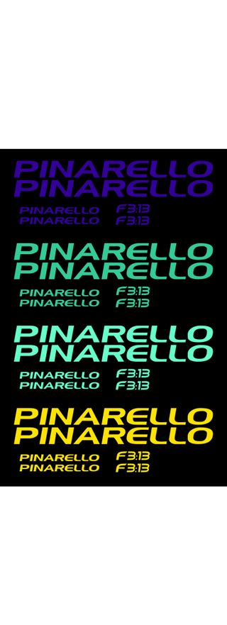 Set pegatinas adhesivo para bicicleta PINARELLO