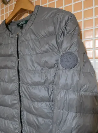 Chaqueta Plumas Lauren Ralph Lauren Gris Talla M