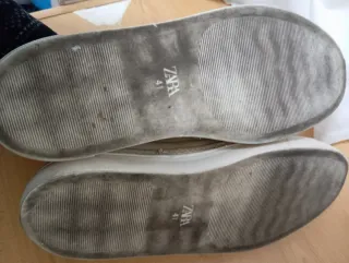 Mocasines Zara Beige Talla 41