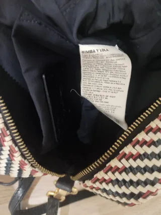 Bolso Bimba y Lola trenzado piel y PU