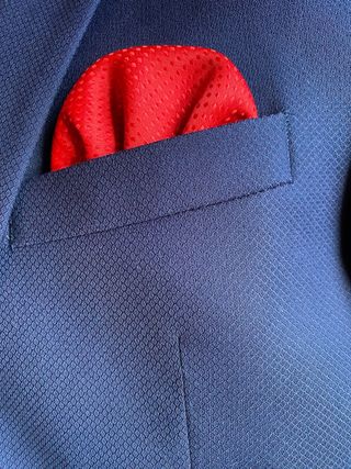 Traje Zara Man azul claro