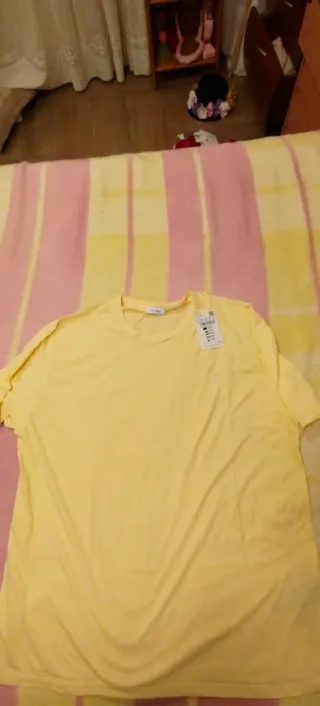 Camiseta  pedro del hierroAmarilla Talla XXXL