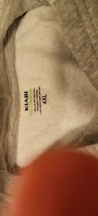 Sudadera Gris Talla 4XL