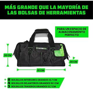 RHINO USA BOLSA DE HERRAMIENTAS ALTA RESISTENCIA