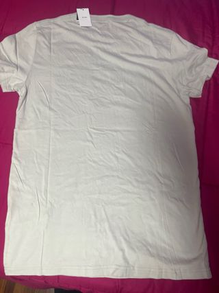 Camiseta Hollister Gris Talla S