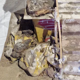 Elemento per presepe vintage