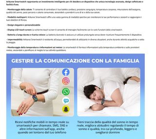 Smartwatch donna oro/rosa